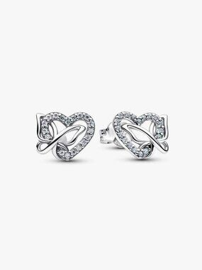 Pandora Entwined Heart & Butterfly Stud Earrings